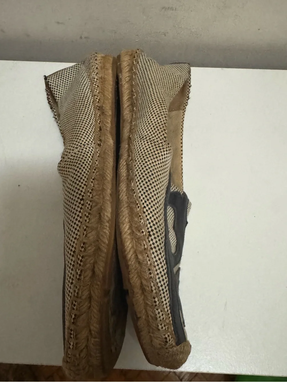 Tory Burch Canvas Espadrilles Shoes Flats Size 6.5 Women’s